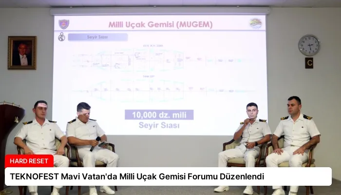 TEKNOFEST Mavi Vatan’da Milli Uçak Gemisi Forumu Düzenlendi