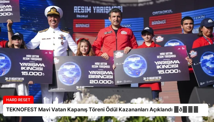 TEKNOFEST Mavi Vatan Kapanış Töreni Ödül Kazananları Açıklandı ⏬👇