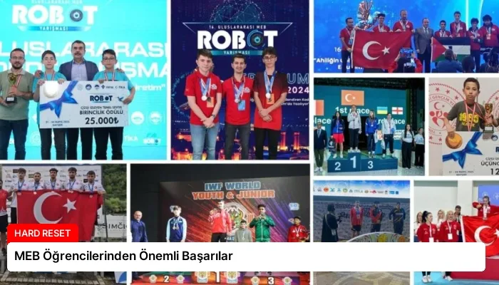 MEB Öğrencilerinden Önemli Başarılar
