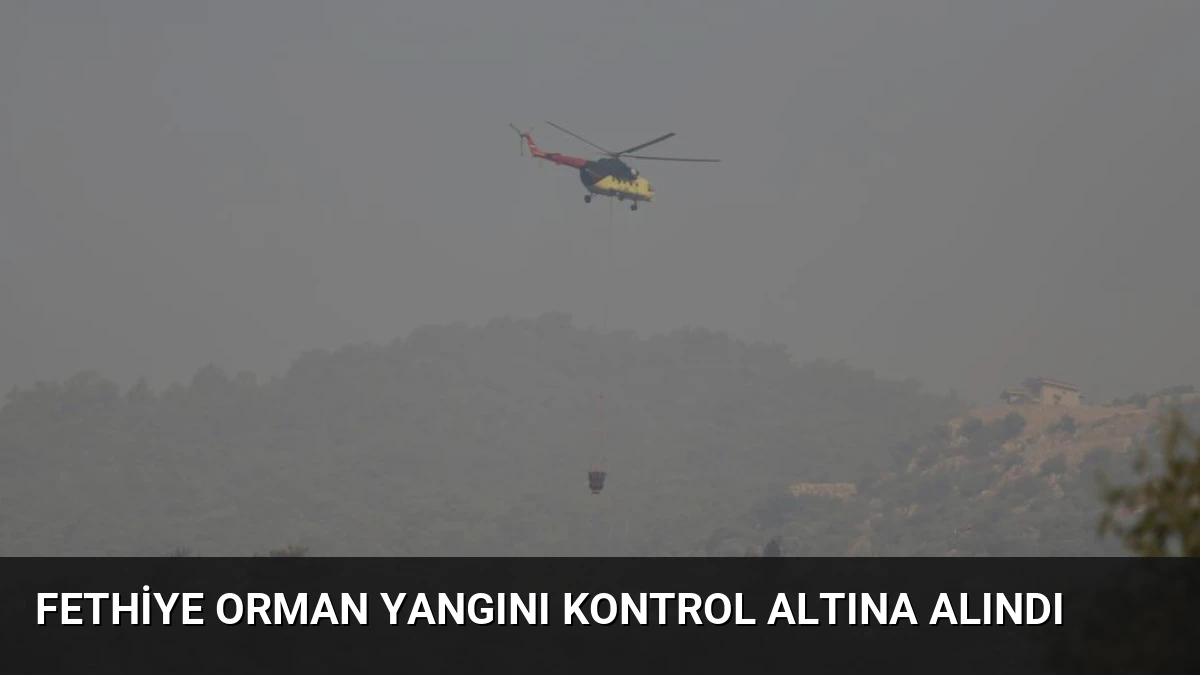 Fethiye Orman Yangını Kontrol Altına Alındı
