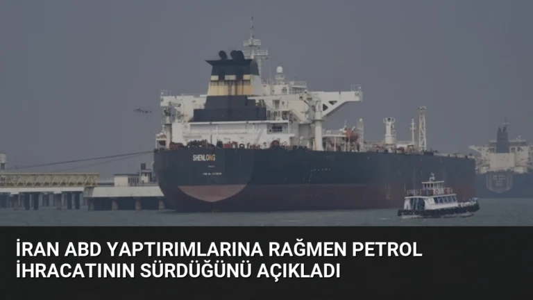 İran ABD Yaptırımlarına Rağmen Petrol İhracatının Sürdüğünü Açıkladı