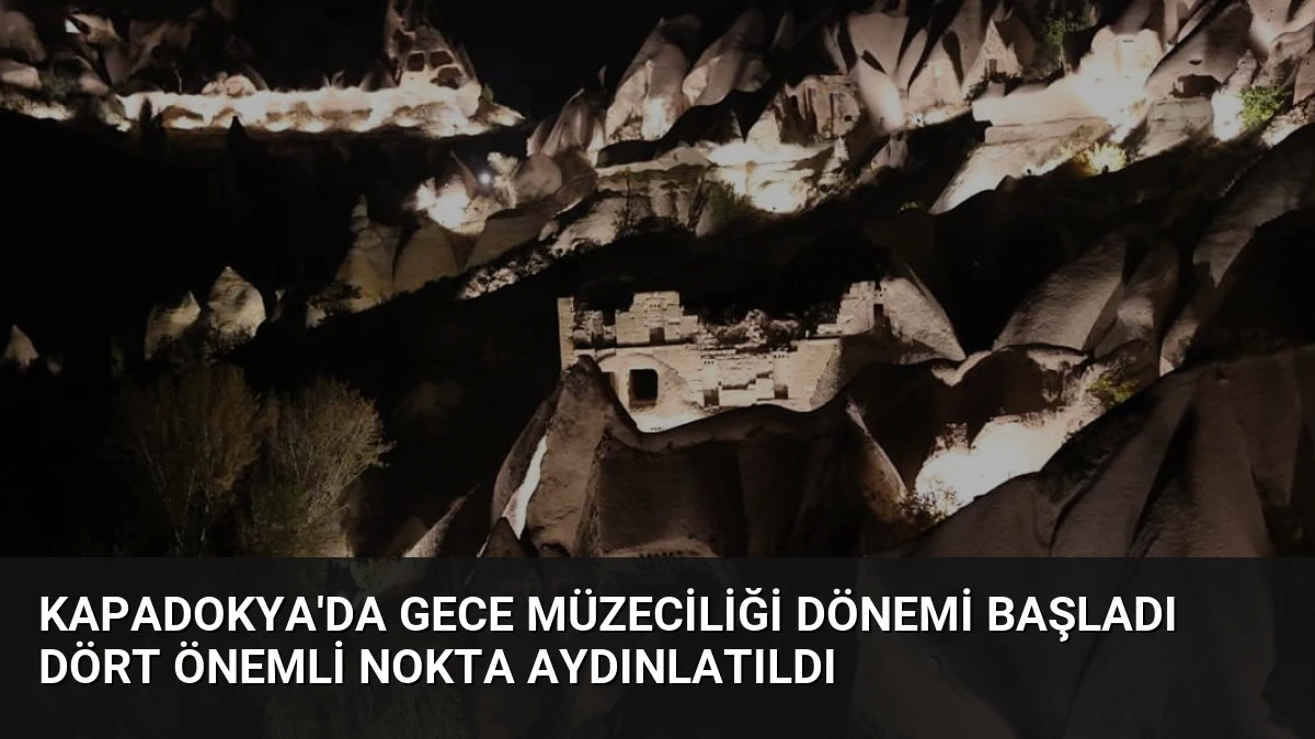Kapadokya’da Gece Müzeciliği Dönemi Başladı Dört Önemli Nokta Aydınlatıldı