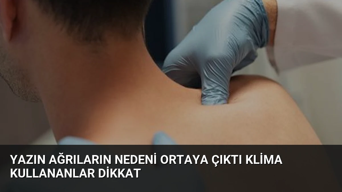 Yazın Ağrıların Nedeni Ortaya Çıktı Klima Kullananlar Dikkat