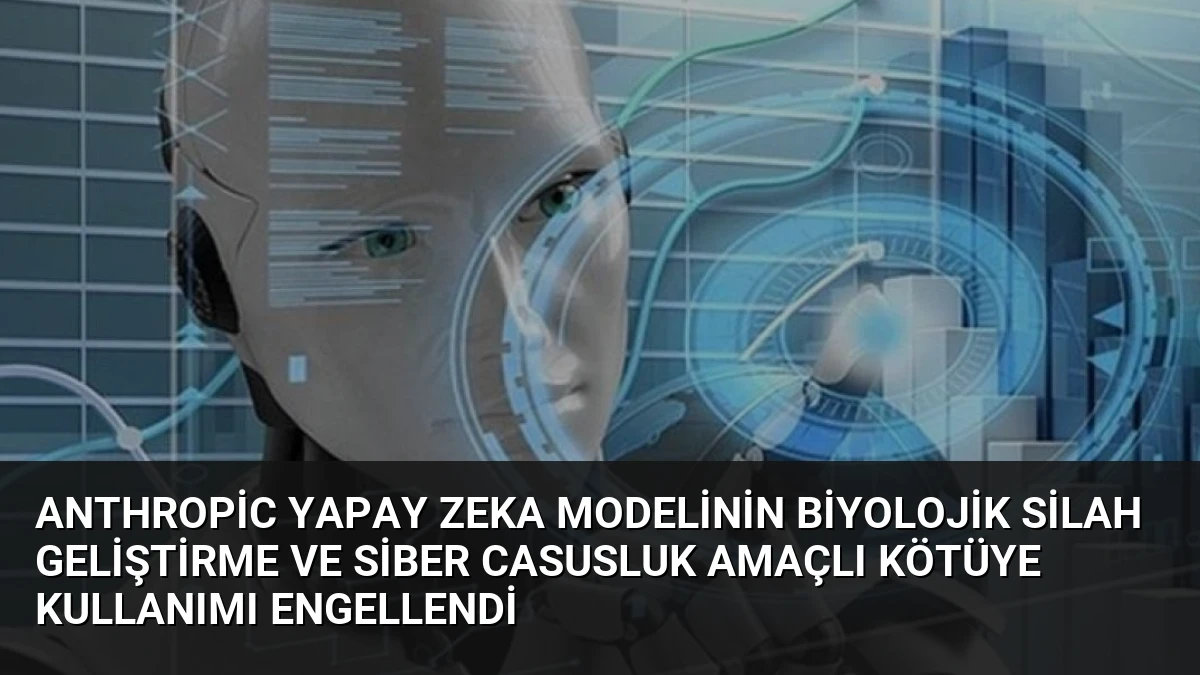 Anthropic Yapay Zeka Modelinin Biyolojik Silah Geliştirme ve Siber Casusluk Amaçlı Kötüye Kullanımı Engellendi