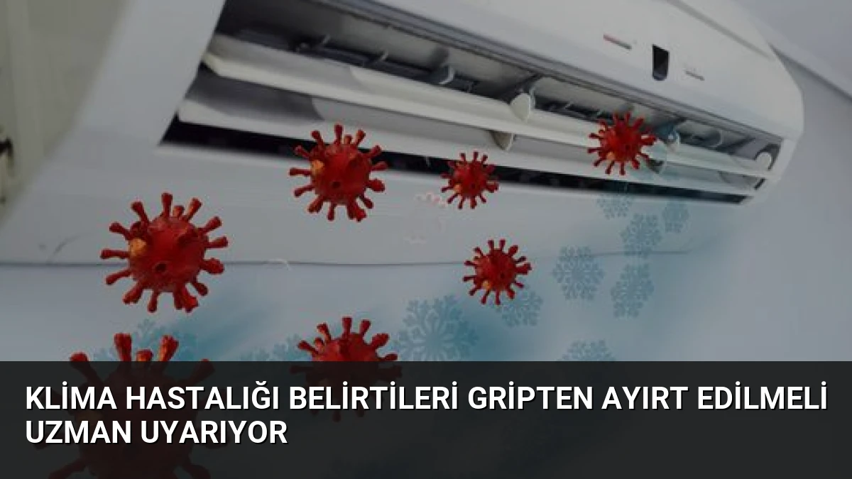 Klima Hastalığı Belirtileri Gripten Ayırt Edilmeli Uzman Uyarıyor