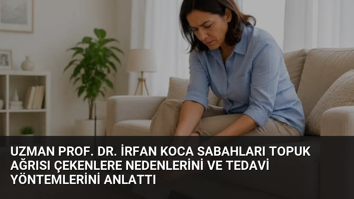 Uzman Prof. Dr. İrfan Koca Sabahları Topuk Ağrısı Çekenlere Nedenlerini ve Tedavi Yöntemlerini Anlattı