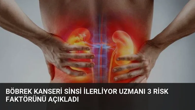 Böbrek Kanseri Sinsi İlerliyor Uzmanı 3 Risk Faktörünü Açıkladı