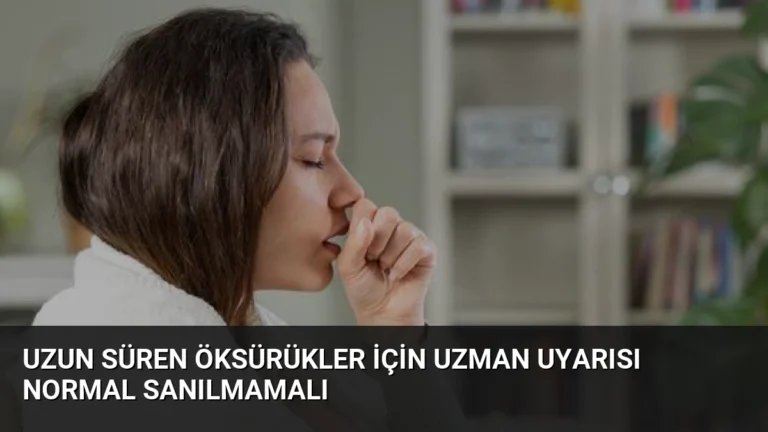 Uzun Süren Öksürükler İçin Uzman Uyarısı Normal Sanılmamalı